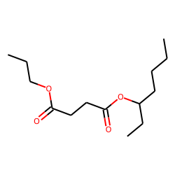Succinic acid, 3-heptyl propyl ester