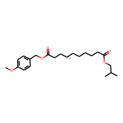 Sebacic acid, isobutyl 4-methoxybenzyl ester