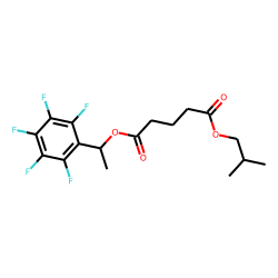 Glutaric acid, isobutyl 1-(pentafluorophenyl)ethyl ester