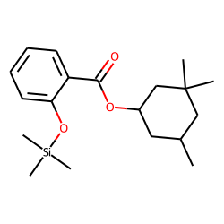 (3,3,5-Trimethylcyclohexyl) 2-trimethylsilyloxybenzoate