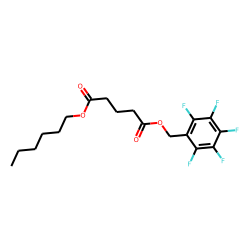 Glutaric acid, hexyl pentafluorobenzyl ester