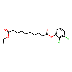 Sebacic acid, 2,3-dichlorophenyl ethyl ester
