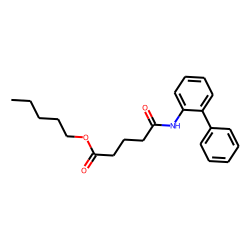 Glutaric acid, monoamide, N-(2-biphenyl)-, pentyl ester