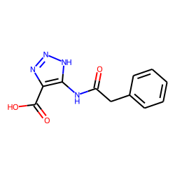 Triazole-4-carboxylic acid, 1,2,3-, 5-phenylacetamido-