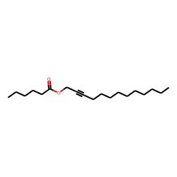 Hexanoic acid, tridec-2-ynyl ester