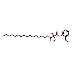 Diethylmalonic acid, 2-ethylphenyl pentadecyl ester