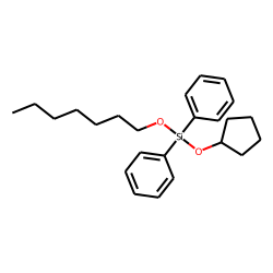Silane, diphenylcyclopentyloxyheptyloxy-