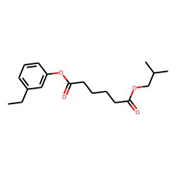 Adipic acid, 3-ethylphenyl isobutyl ester