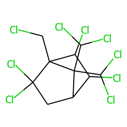 2,2,5-endo,6-exo,8c,9b,9c,10a,10b-nonachlorobornane