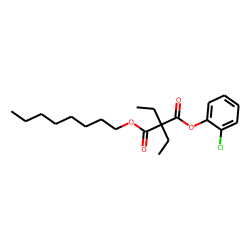 Diethylmalonic acid, 2-chlorophenyl octyl ester