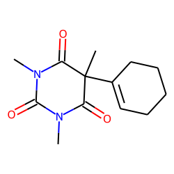 2,4,6(1H,3H,5H)-Pyrimidinetrione, 5-(1-cyclohexen-1-yl)-1,3,5-trimethyl-