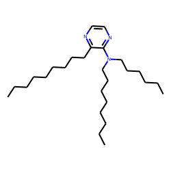 2-(N-n-hexyl-n-n-octylamino)-3-(n-nonyl) pyrazine