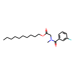 Sarcosine, N-(3-fluorobenzoyl)-, decyl ester