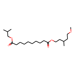Sebacic acid, isobutyl 5-methoxy-3-methylpentyl ester