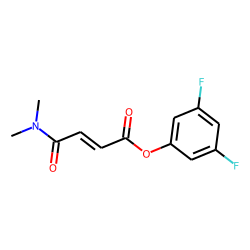 Fumaric acid, monoamide, N,N-dimethyl-, 3,5-difluorophenyl ester