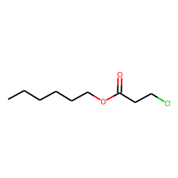 3-Chloropropionic acid, hexyl ester