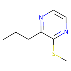 Pyrazine, 2-methylthio-3-propyl