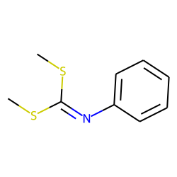 Pheny dithiocarbimidoic acid dimethyl ester