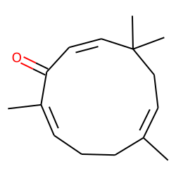 2,6,10-Cycloundecatrien-1-one, 2,6,9,9-tetramethyl-, (E,E,E)-