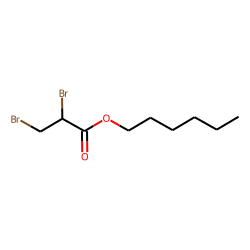 Propanoic acid, 2,3-dibromo, hexyl ester