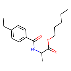 D-Alanine, N-(4-ethylbenzoyl)-, pentyl ester