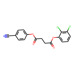 Succinic acid, 4-cyanophenyl 2,3-dichlorophenyl ester