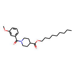 Isonipecotic acid, N-(3-methoxybenzoyl)-, nonyl ester