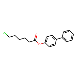6-Chlorohexanoic acid, 4-biphenyl ester