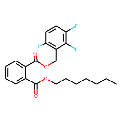 Phthalic acid, heptyl 2,3,6-trifluorobenzyl ester