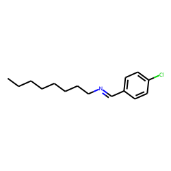 p-chlorobenzylidene-octyl-amine