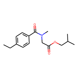 Sarcosine, N-(4-ethylbenzoyl)-, isobutyl ester