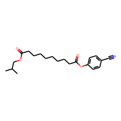 Sebacic acid, 4-cyanophenyl isobutyl ester
