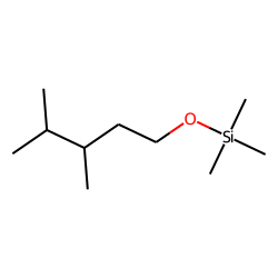1-Pentanol, 3,4-dimethyl, TMS