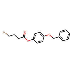 4-Bromobutyric acid, 4-benzyloxyphenyl ester