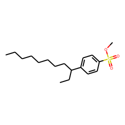 Benzenesulphonic acid, 4-(3-undecyl)-, methyl ester