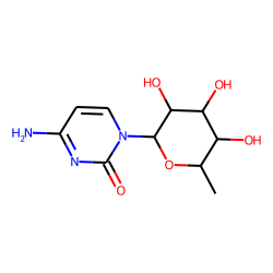 Cytosine, 1-alpha-l-rhamnopyranosyl-