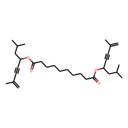 Sebacic acid, di(2,7-dimethylocta-7-en-5-yn-4-yl) ester