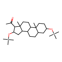 5-«alpha»-Pregnan-3-«alpha»-16-«alpha»-diol-20-one, TMS