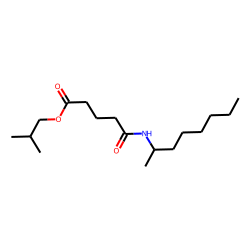 Glutaric acid, monoamide, N-(2-octyl)-, isobutyl ester