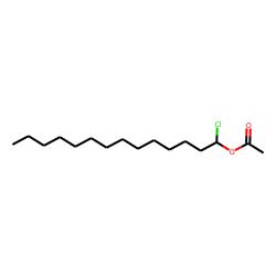 1-Tetradecanol, 1-chloro, acetate