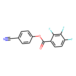 2,3,4-Trifluorobenzoic acid, 4-cyanophenyl ester