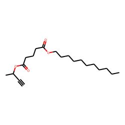 Glutaric acid, but-3-yn-2-yl undecyl ester