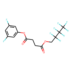 Succinic acid, 3,5-difluorophenyl 2,2,3,3,4,4,4-heptafluorobutyl ester