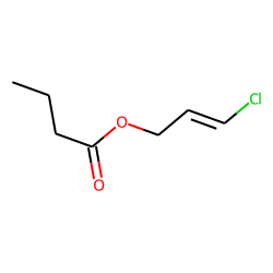 Butanoic acid, 3-chloroprop-2-enyl ester