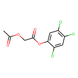 Acetoxyacetic acid, 2,4,5-trichlorophenyl ester