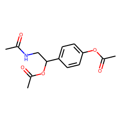 Acetamide, N-[2-(acetyloxy)-2-[4-(acetyloxy)phenyl]ethyl]-