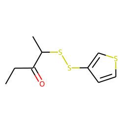2-(3-Thienyldithio)pentan-3-one