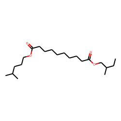 Sebacic acid, isohexyl 2-methylbutyl ester
