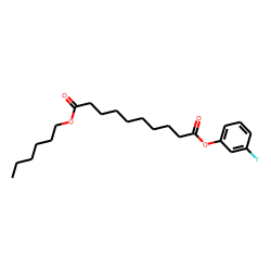 Sebacic acid, 3-fluorophenyl hexyl ester
