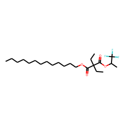 Diethylmalonic acid, tridecyl 1,1,1-trifluoroprop-2-yl ester